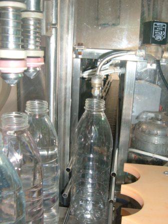 Стерилизация бутылки парами перекиси водорода